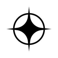 Compass icon isolated on white background for your web and mobile app design, Compass logo concept. vector