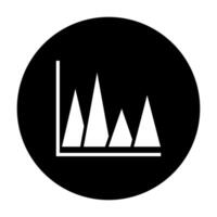 Graph Icon illustration sign design style. Ideal for printing onto fabric and paper or decoration. vector