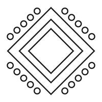 Black and white geometric pattern. illustration for your graphic design. vector