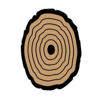 Tree stump icon isolated on white background for your web and mobile app design, Tree stump logo design. vector