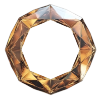 Decorative Crystal Wreath Transparent Background png