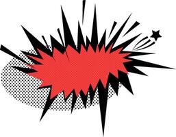 Comic style speech element vector