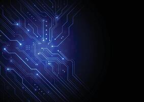Abstract digital background with technology circuit board texture. Electronic motherboard illustration. Communication and engineering vector