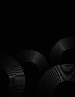 Abstract black background with gradient lines. illustration. vector
