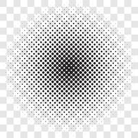 Gradient halftone dots, Pop art element template vector