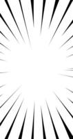 Zoom lines effect comics style background element design. vector