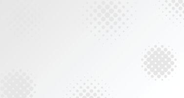 Abstract white and gray color background with halftone dots effect. illustration. vector