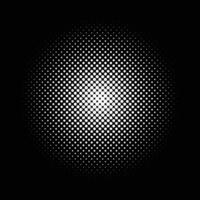 Circle halftone dots backgrounds, round halftones geometric dots gradient. vector