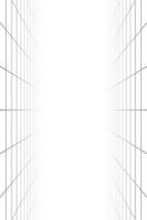 White space grid perspective background . vector