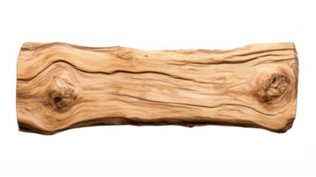Wooden plank transparent knots and cracks, isolated on showing background, ideal for rustic compositions png