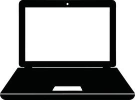 Laptop computer icon vector