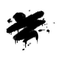 Big collection of graffiti spray pattern. Symbols, and stroke with spray texture vector