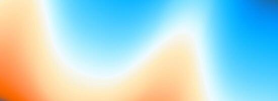 Calm sea beach gradient background. Abstract ocean sand coast concept. Smooth wavy seaside backdrop. Blurred pastel light blue waves wallpaper. Soft summer sea shore gradient banner. Top view vector