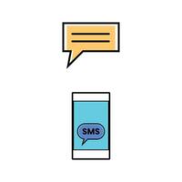 Set of icon communications, telecommunications. Linear icon collection. Editable vector