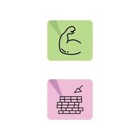 Labor icons . Line set of icons editable stroke and pixel perfect. Can used for digital product, vector