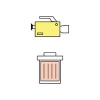 Information technology line icons. Editable stroke. vector