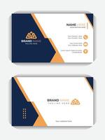 Visiting card for business and personal use, Modern business card design, presentation card template, Unique stationery template vector