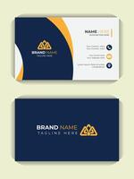 Luxury and colorful background, Professional, corporate, unique layout double sided stationery business card print ready design template vector