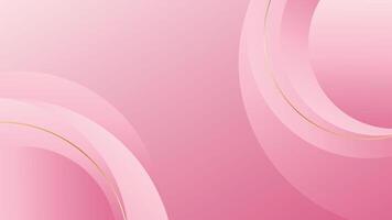 Modern pink smooth background with luxury curved background vector