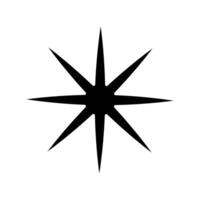Star icon illustration. Star icon isolated on white background. Star icon vector