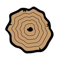 Tree stump icon isolated on white background for your web and mobile app design, Tree stump logo concept. vector