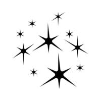 Stars icon. illustration isolated on white background for graphic and web design. vector