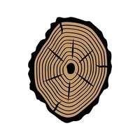 Tree stump icon isolated on white background for your web and mobile app design, Tree stump logo concept, sign or symbol. vector