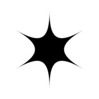 Starburst symbol, sunburst icon. Simple illustration of starburst, sunburst icon for web. vector