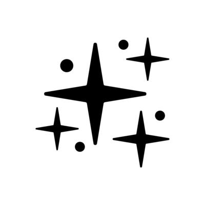Stars icon. illustration. Black on white background. Isolated.