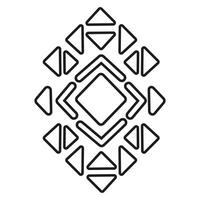 Ethnic pattern. Geometric ornament. illustration for your design. vector