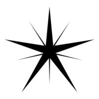 Star icon. Simple illustration of star icon for web design isolated on white background vector