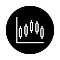 Diagram icon illustration sign design style. Trendy flat symbol for web site design, logo, app, UI vector