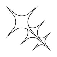 Spider web icon. Simple illustration of spider web icon for web vector