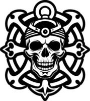 A filled style icon of skullcap symbol vector