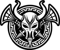 un glifo estilo icono demostración cuernos símbolo vector