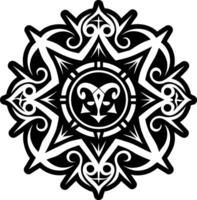 A solid style icon showing symmetric pattern vector