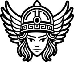 A glyph style icon showing hermes cap vector