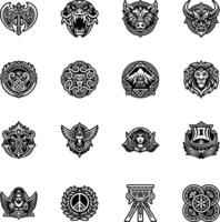 Set of celtic symbols vector