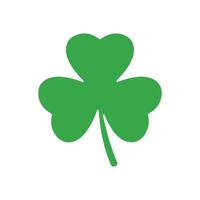 Flat Shamrock Icon vector