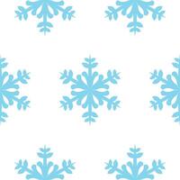 Snowflake Seamless Winter Pattern vector