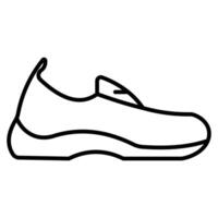 Shoes Sneaker Linear Icon Design vector