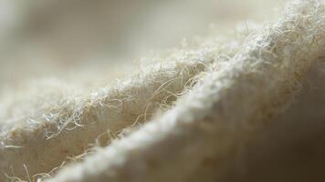 A close up of a white fabric photo