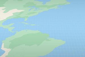 Barbados highlighted on a detailed map, geographic location of Barbados. vector