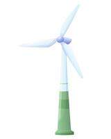 one wind turbine as a source of alternative energy vector