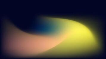 Abstract Gradient Shapes with Vibrant Colors on Dark Background vector