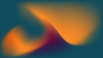 Dynamic Abstract Waves in Vibrant Orange and Blue Hues Background vector