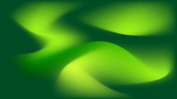 Vibrant Green Abstract Waves for Modern Design Projects vector