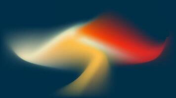 Vibrant Abstract Wave of Colorful Light on Dark Background vector