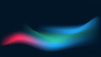Vibrant Light Waves, Abstract Colorful Background Design vector