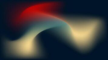 Vibrant Abstract Waves, Colorful Flowing Design on Dark Background vector